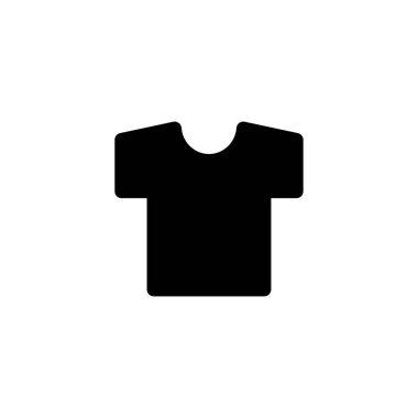 t shirt, gömlek simgesi vektör illüstrasyon