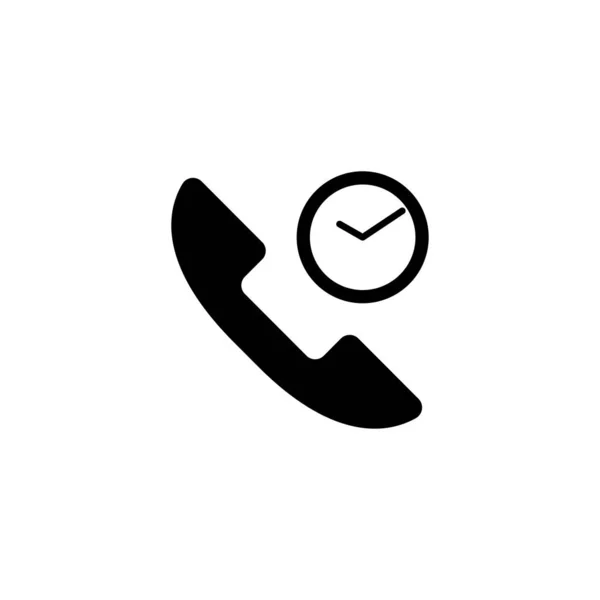 Call 24 hour icon vector illustration — Stock Vector