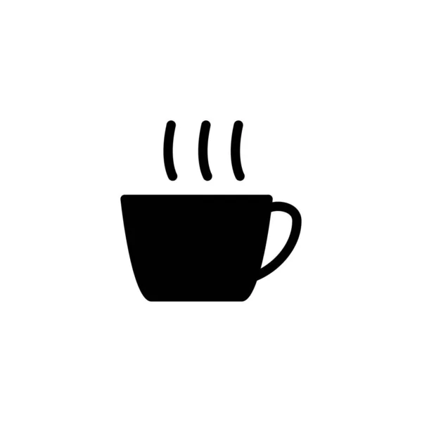 Taza de café icono vector ilustración — Vector de stock