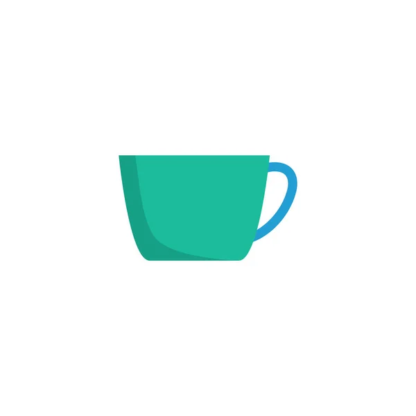 Koffiebeker pictogram vector illustratie — Stockvector