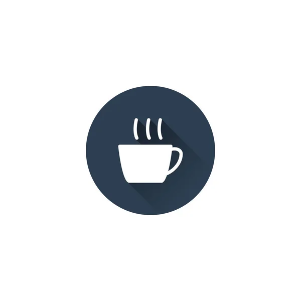 Vektorillustrasjon med kaffekopp – stockvektor