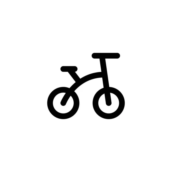 Bicicleta, bicicleta ícone vetor ilustração —  Vetores de Stock