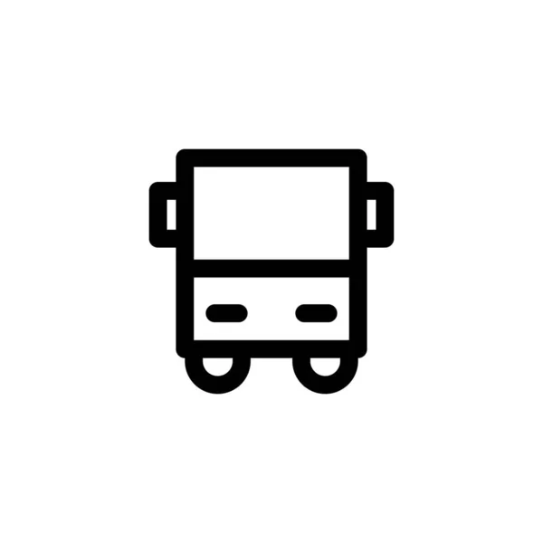 Bus, transport pictogram vector illustratie — Stockvector