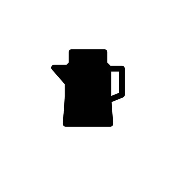 Kettle çay simgesi vektör illüstrasyon — Stok Vektör