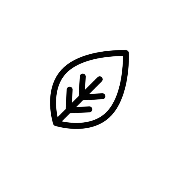 Blatt Pflanze Symbol Vektor Illustration — Stockvektor