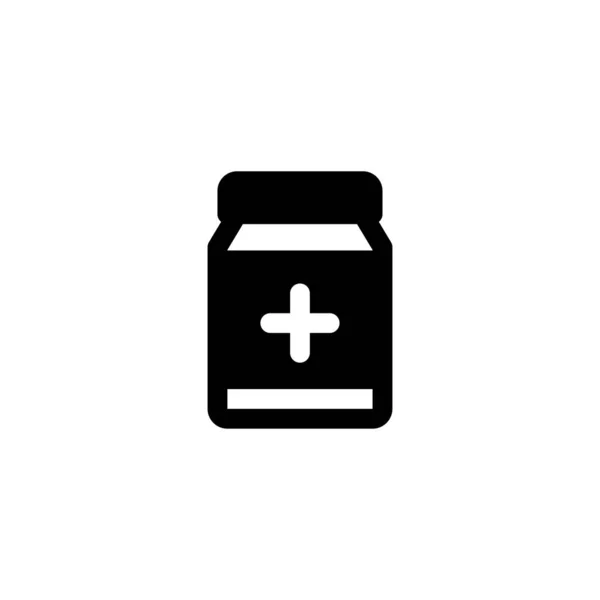 Medicina, illustrazione vettoriale icona della droga — Vettoriale Stock