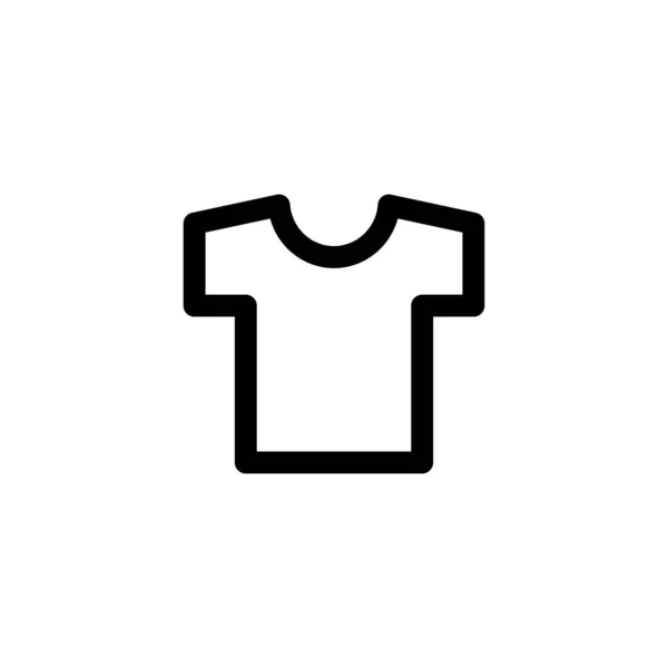 T-shirt, ícone de camisa ilustração vetorial — Vetor de Stock