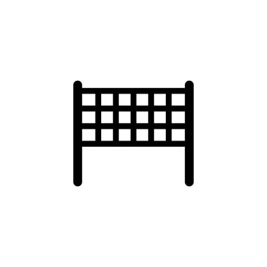 net, spor net simgesi vektör illüstrasyon