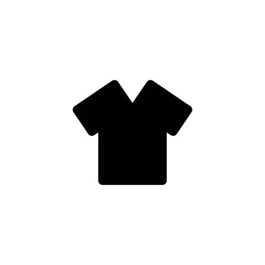 t shirt, gömlek simgesi vektör illüstrasyon