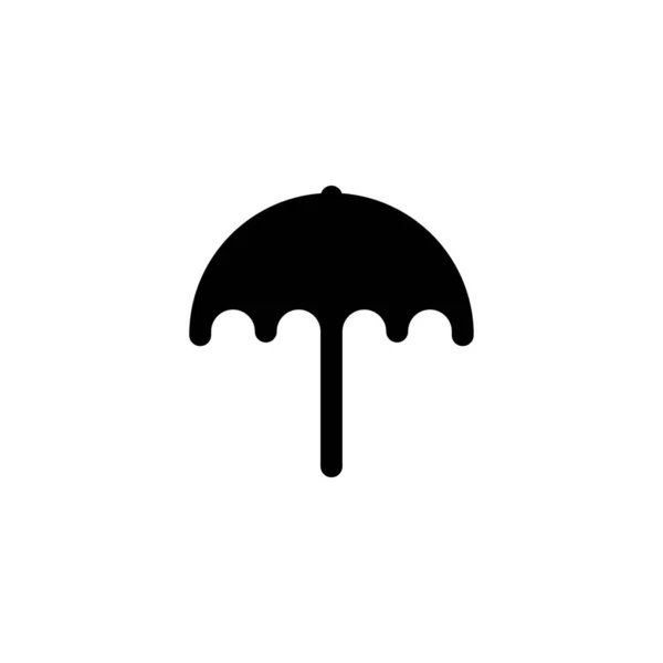 Paraguas, icono de protección vector ilustración — Archivo Imágenes Vectoriales