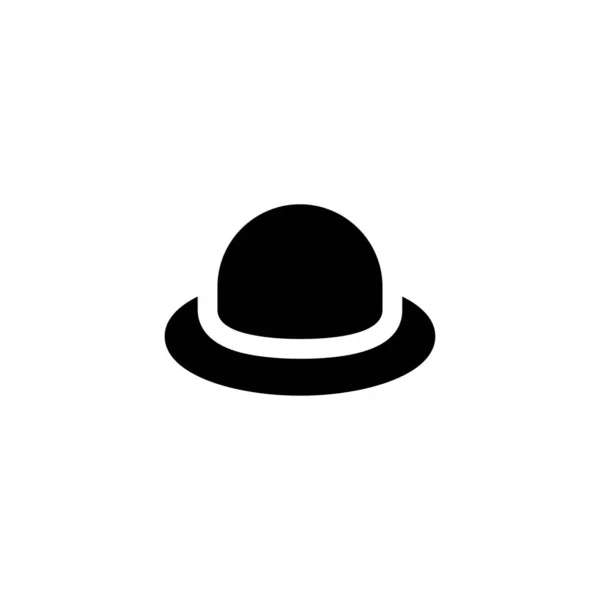 Chapeau, icône de coiffure illustration vectorielle — Image vectorielle