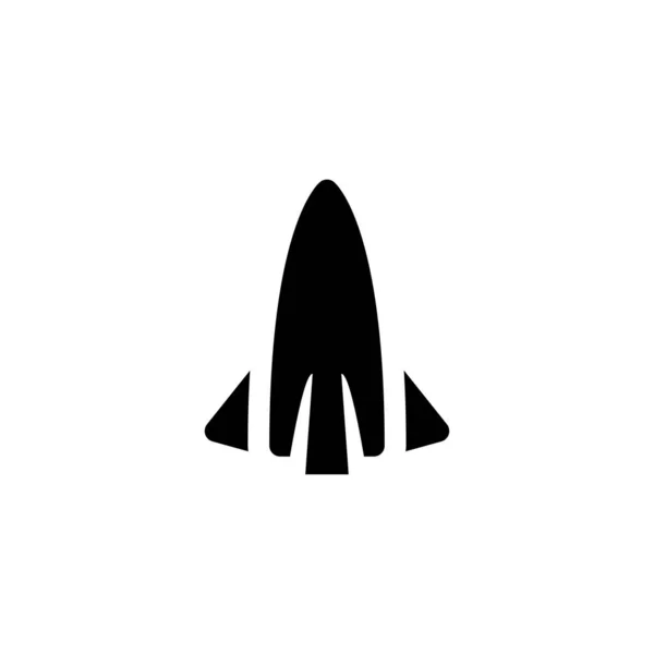 火箭，发射图标矢量插图 — 图库矢量图片