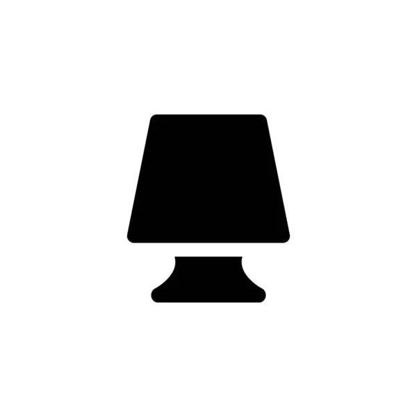 Illustration vectorielle d'icône de lampe de table — Image vectorielle