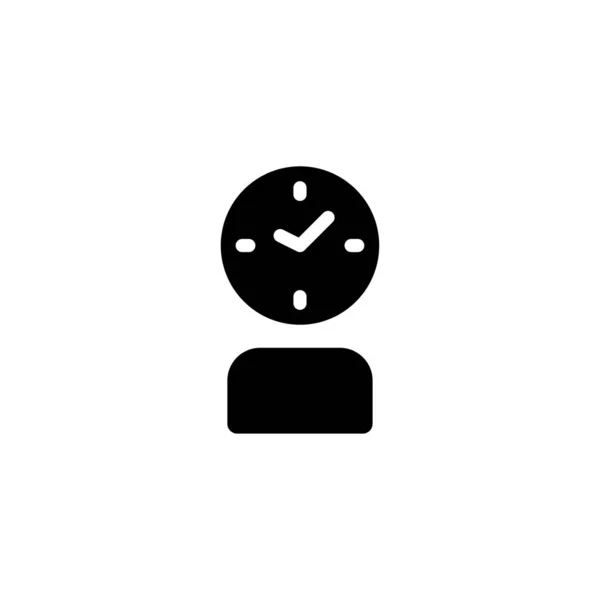Obrázek vektoru časové ikony — Stockový vektor