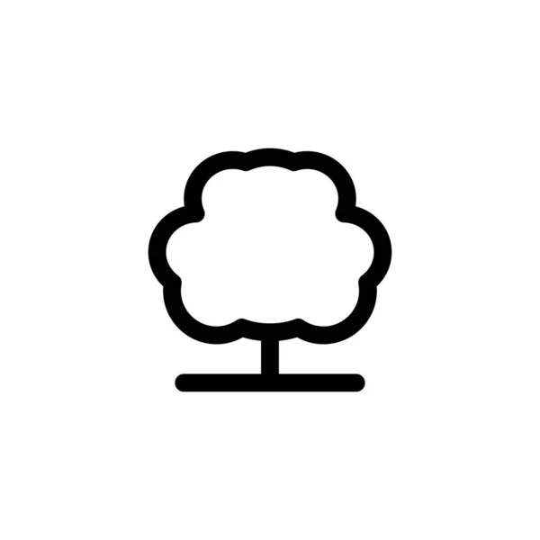 Tree, plant icon vector illustration — Stock Vector