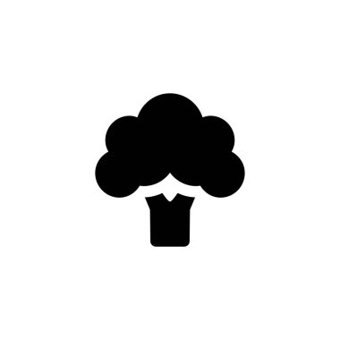 brocolli simgesi, sebze vektör illüstrasyon