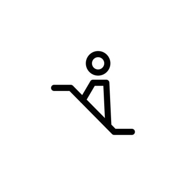 yürüyen merdiven kaldırma simgesi vektör illüstrasyon