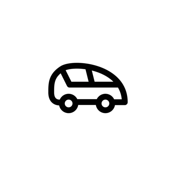 Icono del coche, vehículo vector ilustración — Vector de stock