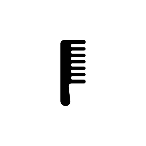 Fryzjer ikona ilustracja grzebień wektor — Wektor stockowy