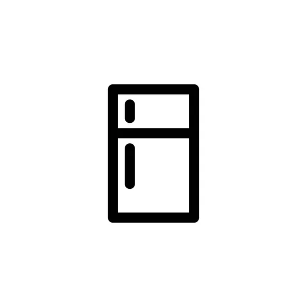 Kühlschrank Icon Vektor Illustration — Stockvektor