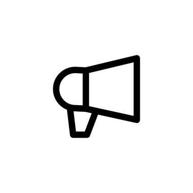 megafon hoparlör simgesi vektör illüstrasyon