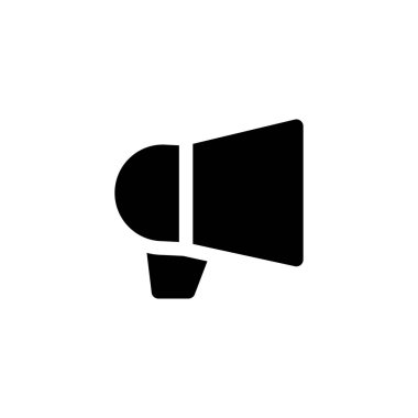 megafon hoparlör simgesi vektör illüstrasyon