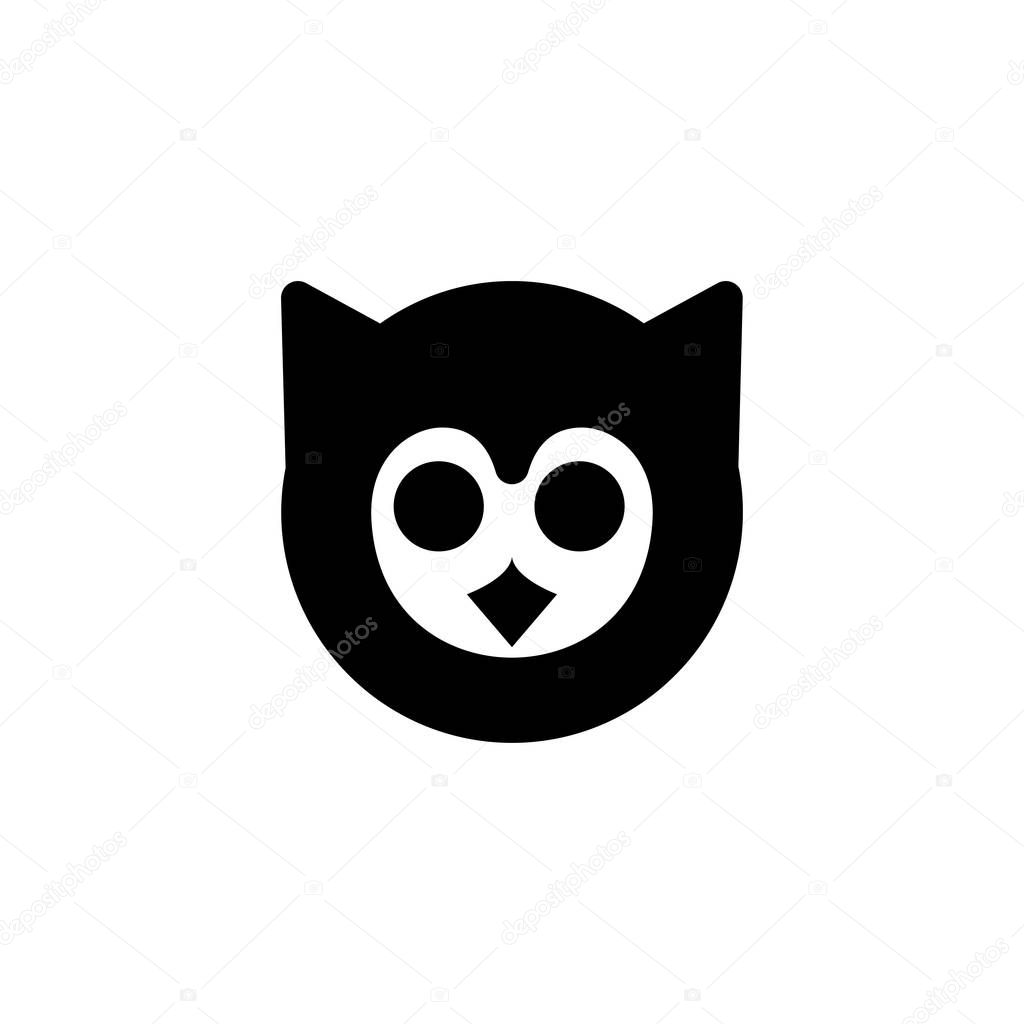 owl bird icon vector illustration