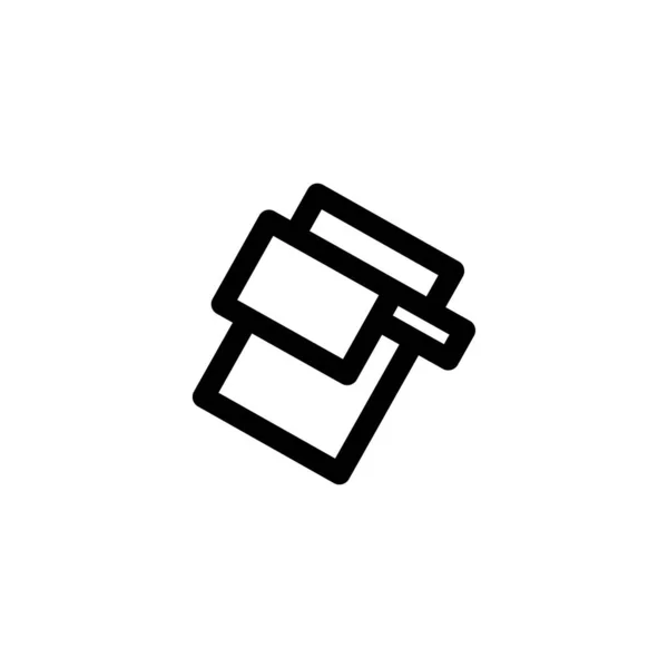 Schneidebrett Spaltung Symbol Vektor Symbole Illustration — Stockvektor
