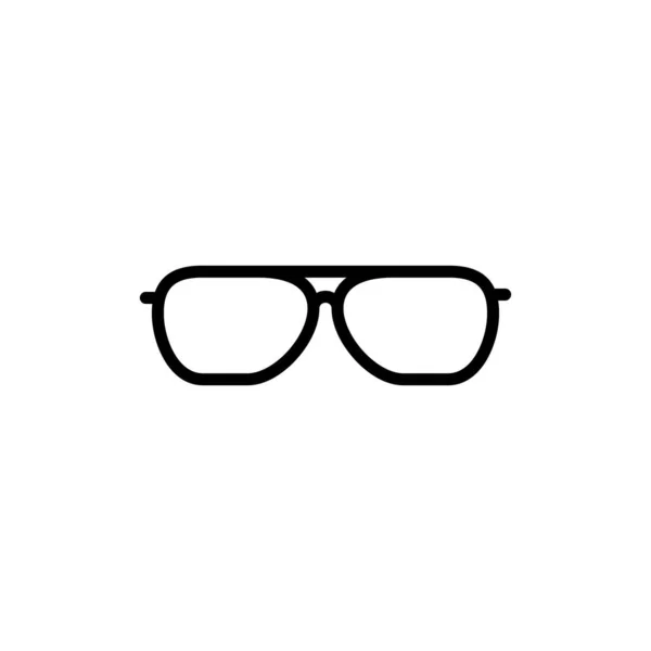 Ikona ilustracja okulary okulary wektor znak — Wektor stockowy