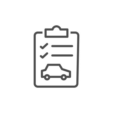 Araba simge vektör illüstrasyon