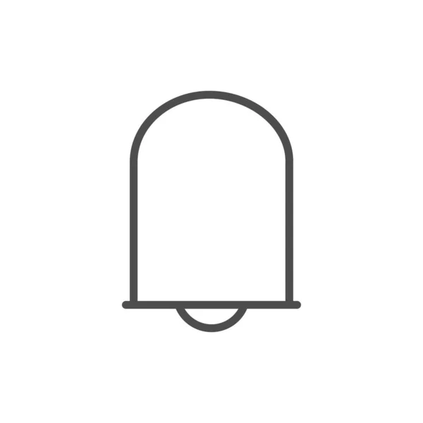 Bell Ring pictogram vector illustratie — Stockvector
