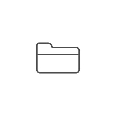 klasör dosya simgesi vektör illüstrasyon