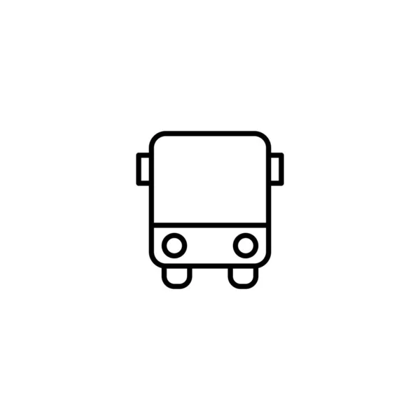 Bus auto pictogram vector illustratie — Stockvector