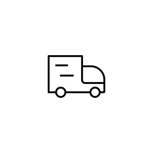 LKW Lieferung Symbol Vektor Illustration — Stockvektor