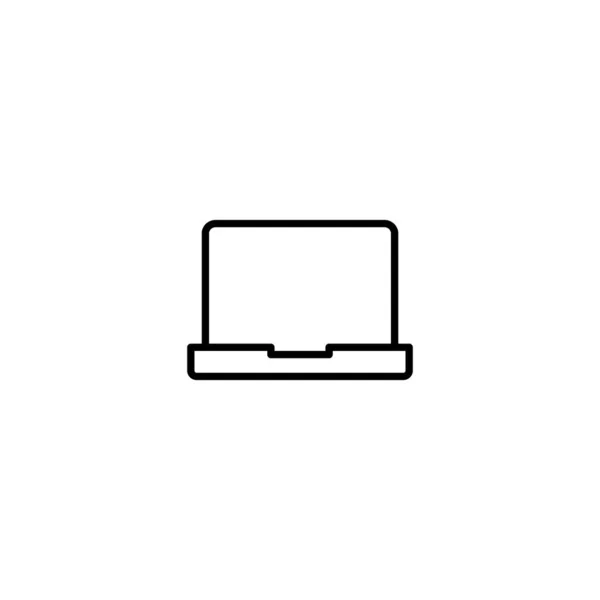 Laptop notebook pictogram vector illustratie — Stockvector