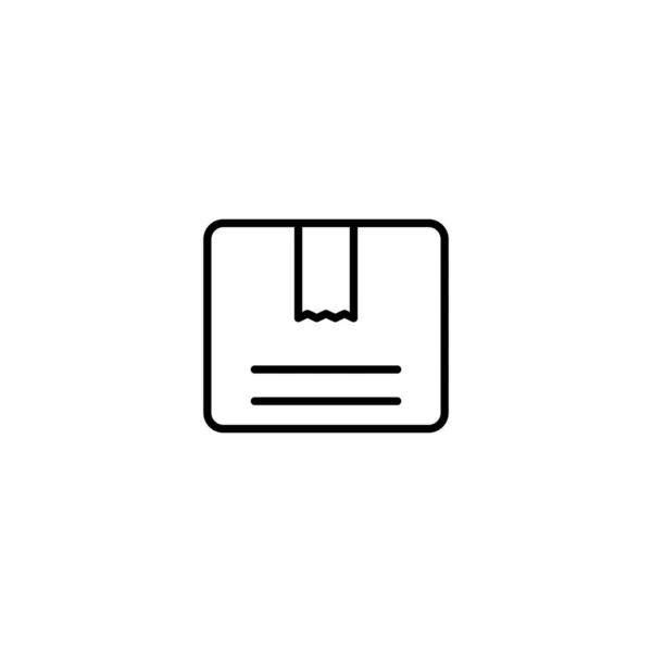 Paket Percel Symbol Vektor Illustration — Stockvektor