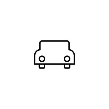 araba otomobil illüstrasyon sembol simge vektör