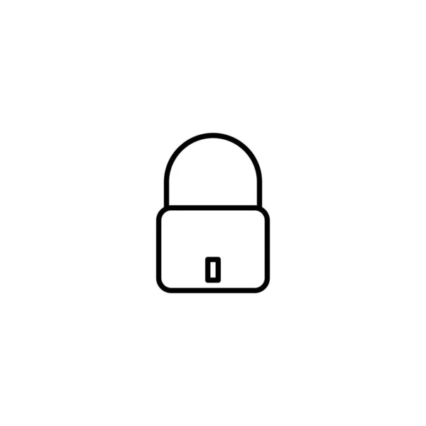 Padlock lock icon vector illustration — Stock Vector