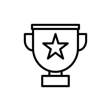 Ödül simgesi vektör çizimi ana hatları