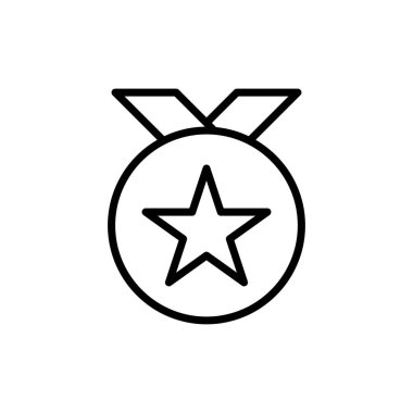 Ödül simgesi vektör çizimi ana hatları