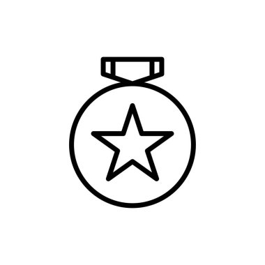 Ödül simgesi vektör çizimi ana hatları