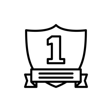 Ödül simgesi vektör çizimi ana hatları