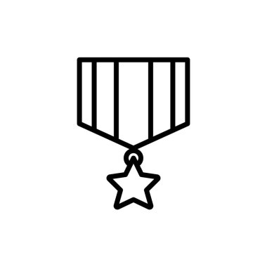 Ödül simgesi vektör çizimi ana hatları