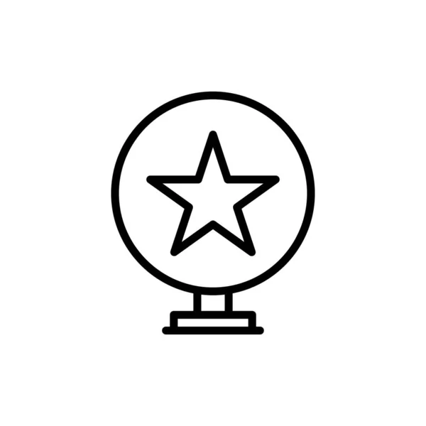 Award Icon Vector Illustration Outline — Stock Vector
