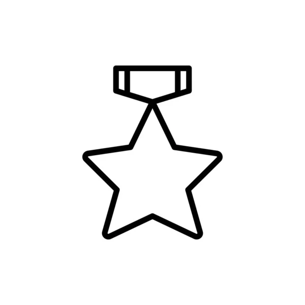 Award Icon Vector Illustration Outline — Stockový vektor