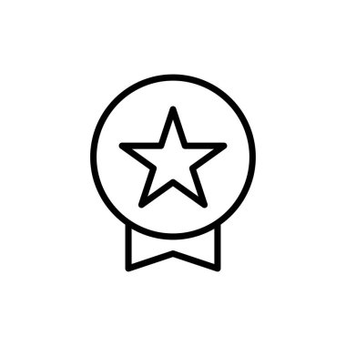 Ödül simgesi vektör çizimi ana hatları