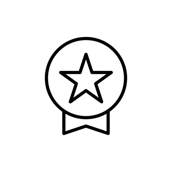 Award Icon Vector Illustration Outline — Stockový vektor