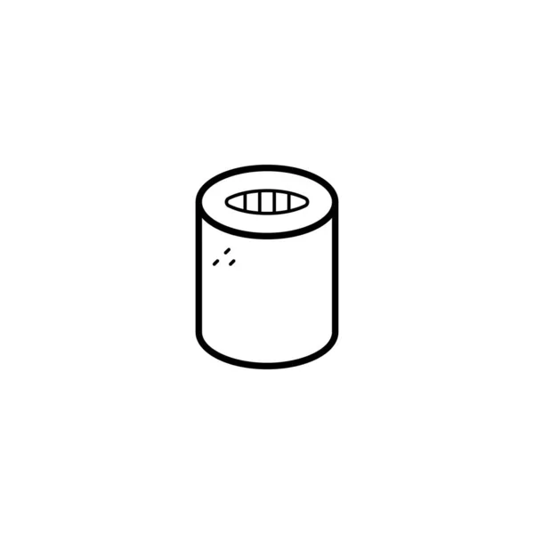 Sushi Illustration Vectorielle Icône Alimentaire Japonaise — Image vectorielle