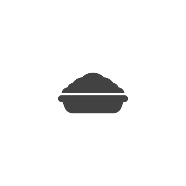 Reis Lebensmittel Symbol Vektorillustration — Stockvektor