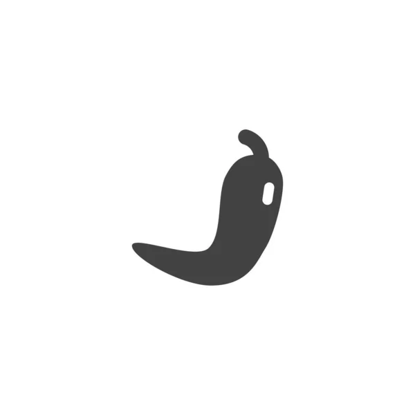 Scharfe Chilisymbol Vektor Illustration — Stockvektor